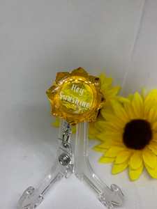 Sunflower Shaker Badge