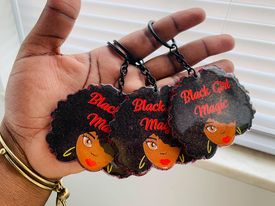 Black Girl Magic Keychain