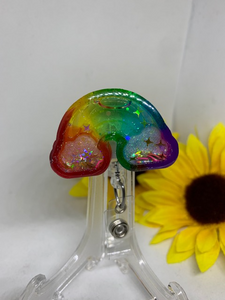 rainbow shaker badge reel