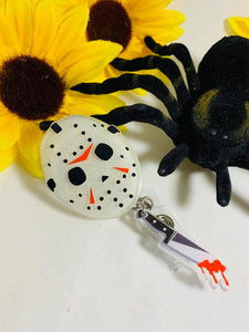 Halloween spooky keychains/badges
